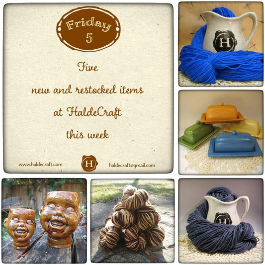 Five new and restocked items at HaldeCraft this week