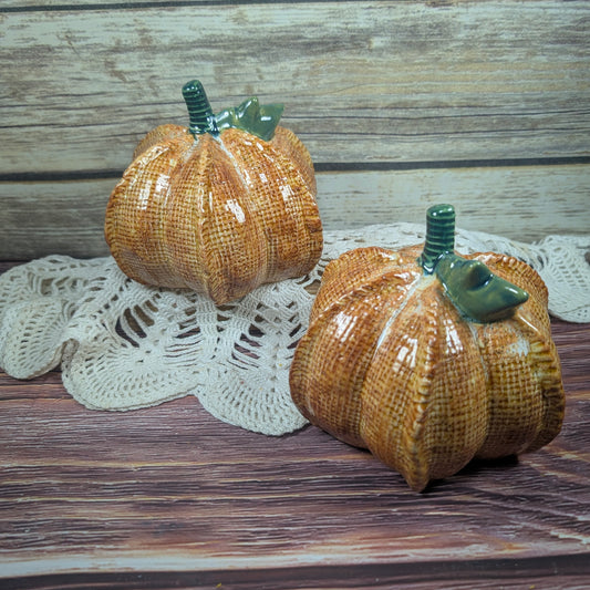 Burlap Pumpkin