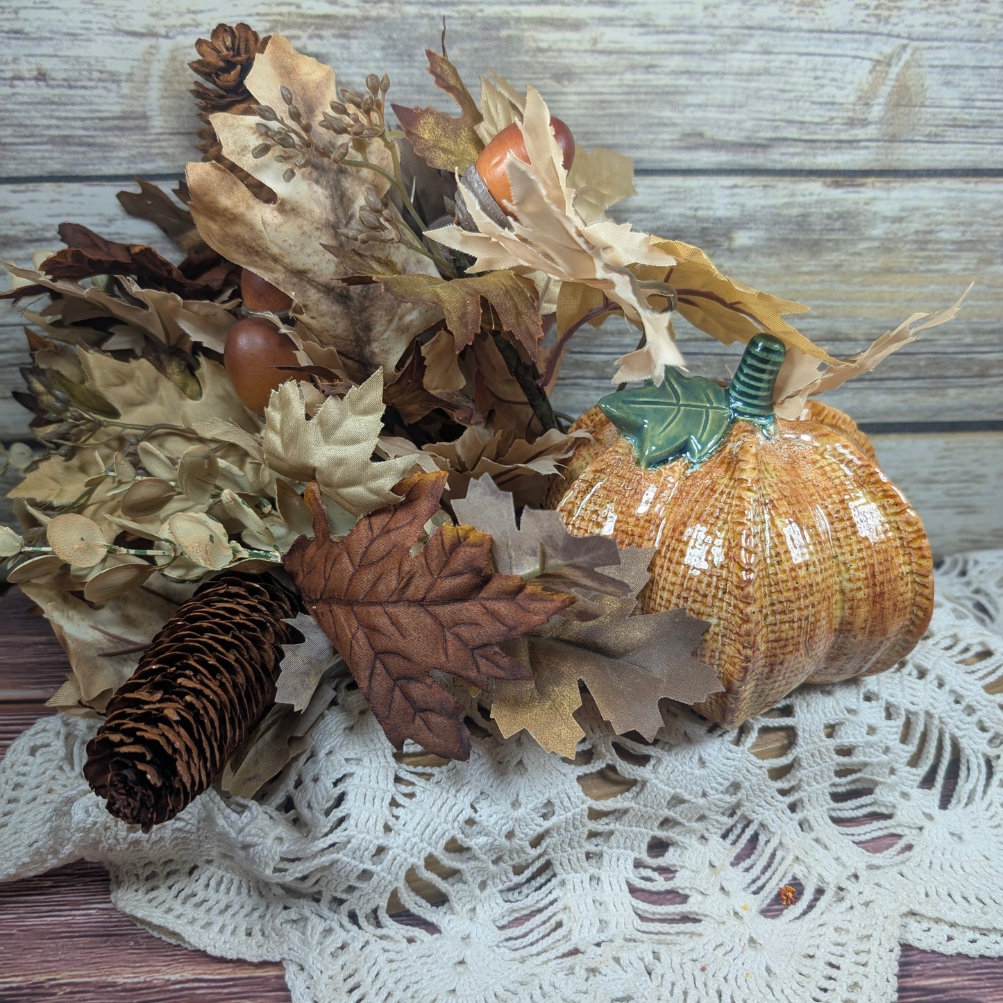 Burlap Pumpkin